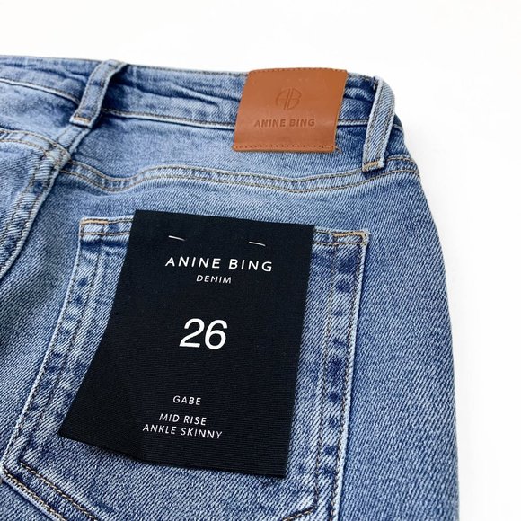 ANINE BING | Mid-Rise Skinny Ankle Jean - Picture 10 of 15